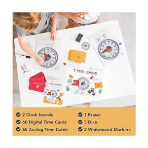 OWLCONIC Learning Time Game Un gran 128 piezas de ayuda_4