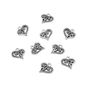 Craftdady Dijes de plata tibetana para hacer joyería_2