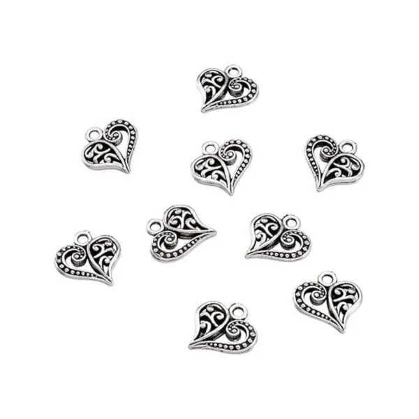 Craftdady Dijes de plata tibetana para hacer joyería_2