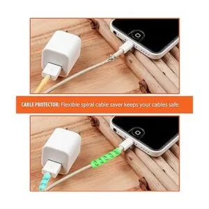 15 unidades de 5 colores surtidos flexibles en espiral de_4