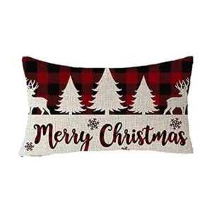 FELENIW Funda retro de almohada y cojín con mensajes en_1