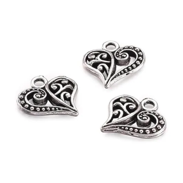 Craftdady Dijes de plata tibetana para hacer joyería_4