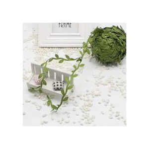 Lvydec Guirnalda artificial de vid verde 265 pies cinta_2