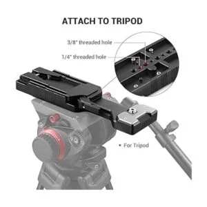 SMALLRIG Placa adaptador de trípode universal de_2
