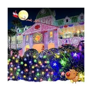 JMEXSUSS Paquete de 2 luces solares de Navidad cada una_3