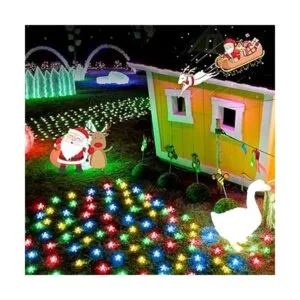 JMEXSUSS Paquete de 2 luces solares de Navidad cada una_6