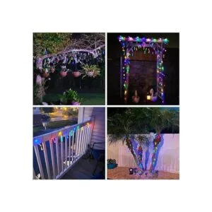 JMEXSUSS Paquete de 2 tiras de luces solares para_4