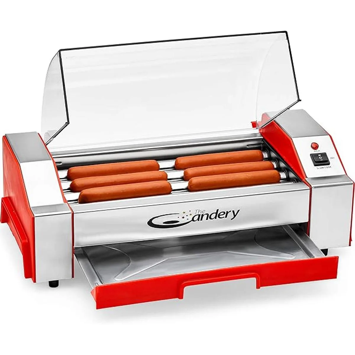 The Candery Hot Dog Roller Máquina de cocina para_1