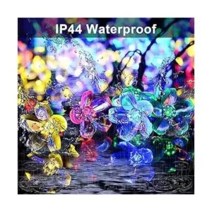 JMEXSUSS Paquete de 2 luces solares de Navidad cada una_2