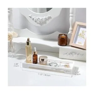 Bandeja rectangular de resina Luxspire bandeja de_3