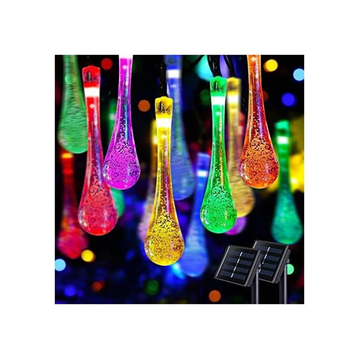 JMEXSUSS Paquete de 2 tiras de luces solares para_1