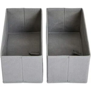 Cajas organizadoras de almacenamiento de cajones de tela_3