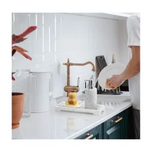 Bandeja rectangular de resina Luxspire bandeja de_5