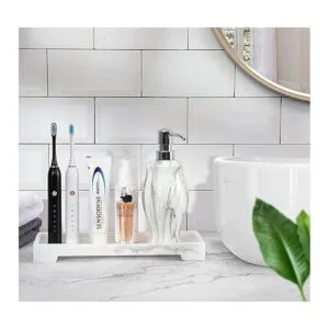 Bandeja rectangular de resina Luxspire bandeja de_4