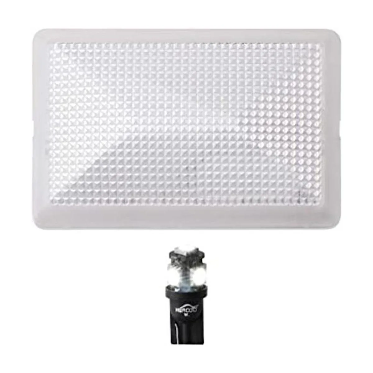 HERCOO Luz LED de cúpula transparente para interiores_1