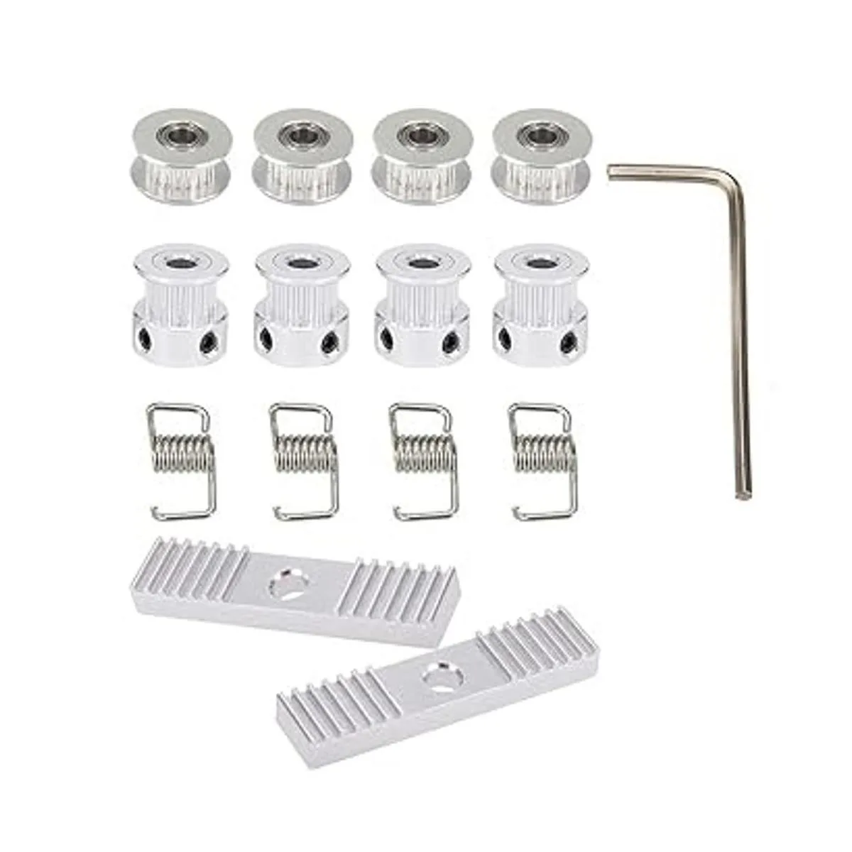 KeeYees Correa dentada GT2 de 16.4 ft de ancho 4 piezas_2