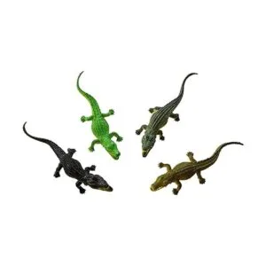 SENSORY4U Juguetes de cocodrilo 16 piezas de figura de_5