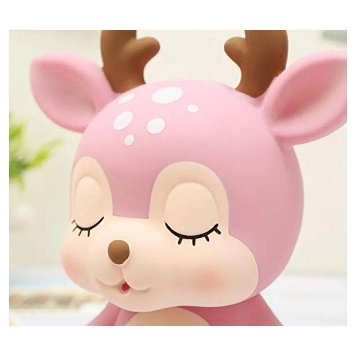 HW Lindo banco de dinero de ciervos rosa irrompible_2