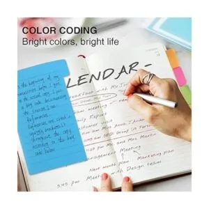 Hommie Juego de notas adhesivas divisores de colores_2