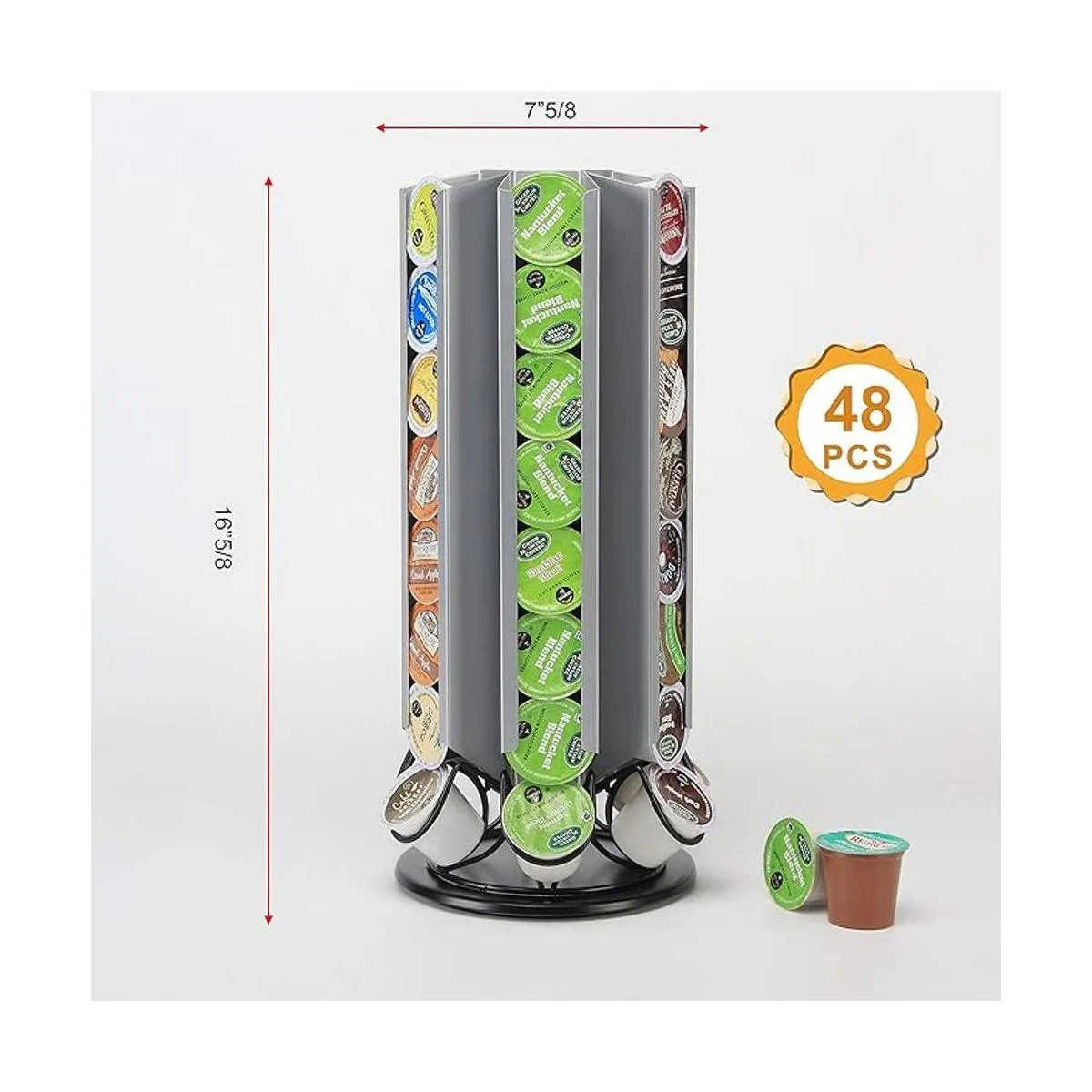 Flagship K Cup Carrusel Rack K Pods Almacenamiento para_7