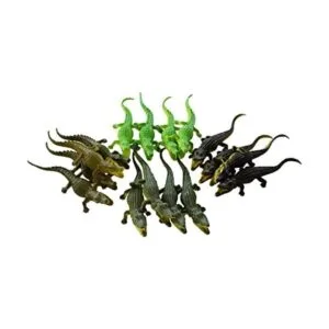 SENSORY4U Juguetes de cocodrilo 16 piezas de figura de_1