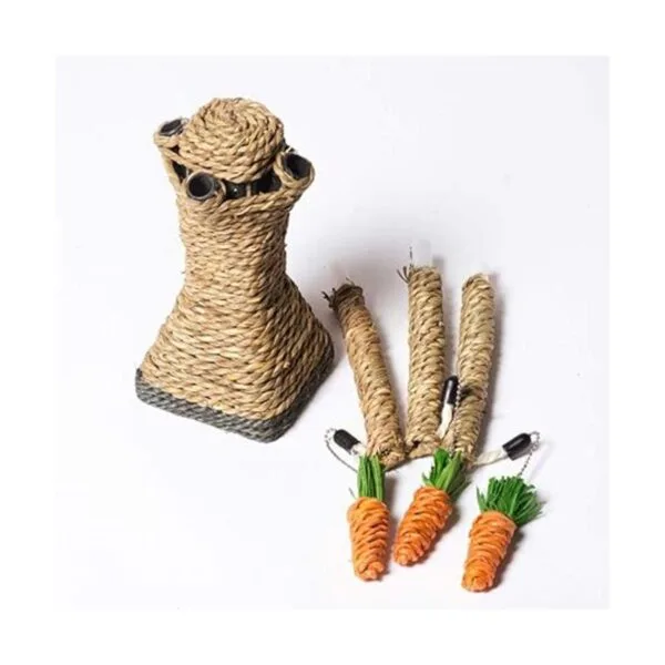 Hamiledyi Bunny Fun Tree Rabbit Perfect Chew Bite Toys_7