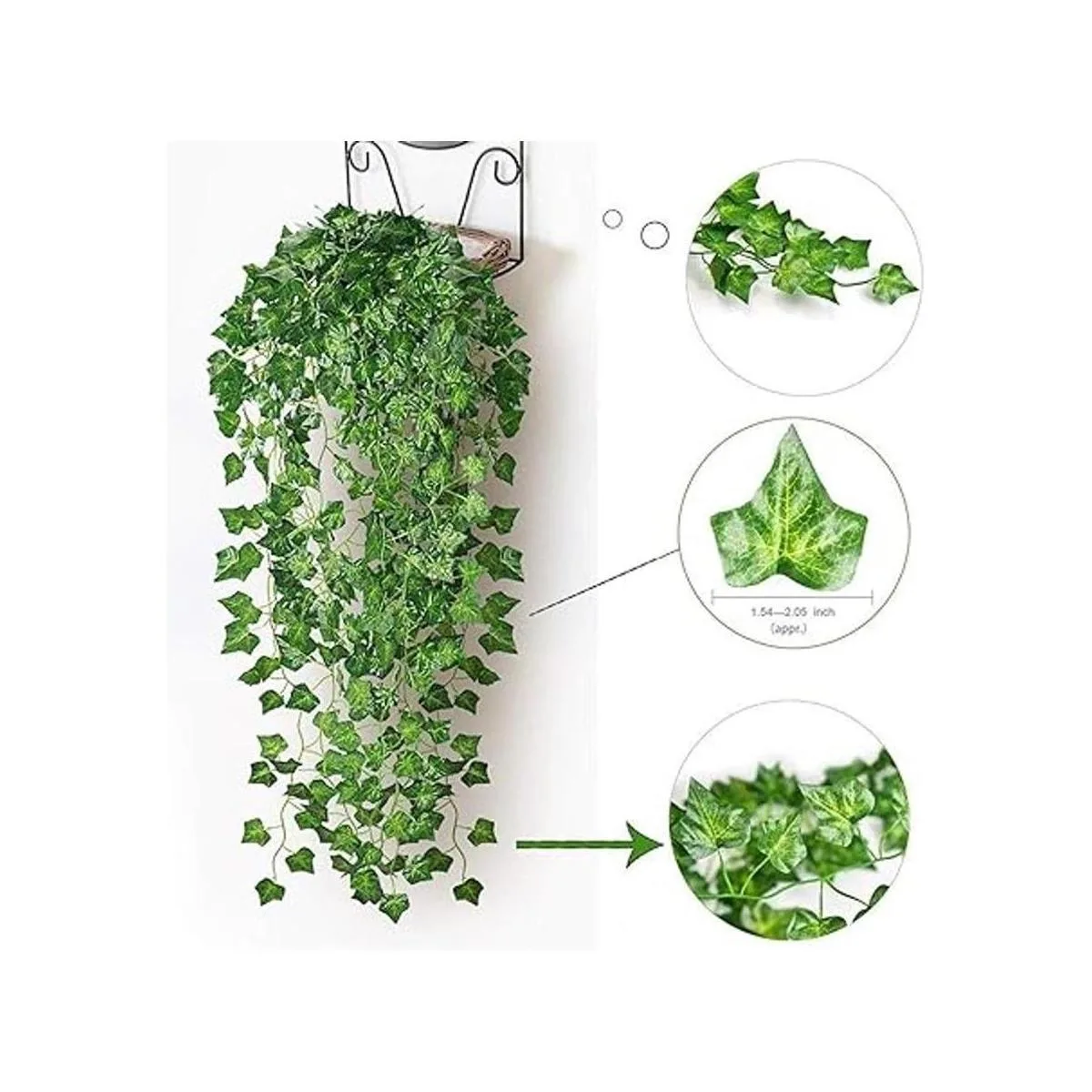 Paquete de 12 vides falsas para decoración de habitación_2