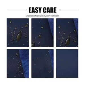 Obstal Mantel rectangular de microfibra a prueba de_4