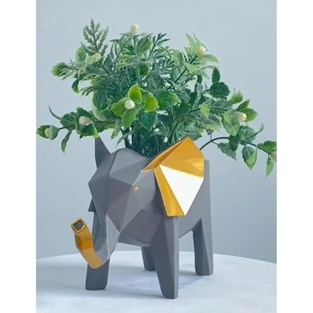 HAUCOZE Maceta de elefante para suculentas decoración de_3