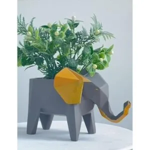 HAUCOZE Maceta de elefante para suculentas decoración de_2