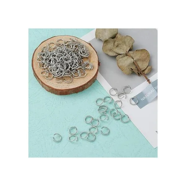 Craftdady 1000 anillos de acero inoxidable abiertos de_4
