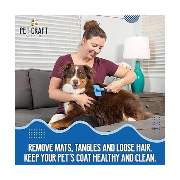 Pet Craft Supply Cepillo autolimpiante para mascotas_4