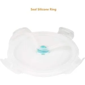 Contenedores desplegables de silicona con tapas para_6