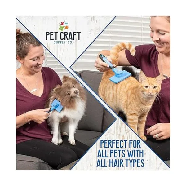 Pet Craft Supply Cepillo autolimpiante para mascotas_6