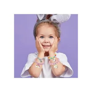 Juego de 6 pulseras de unicornio arco iris pulseras de_3