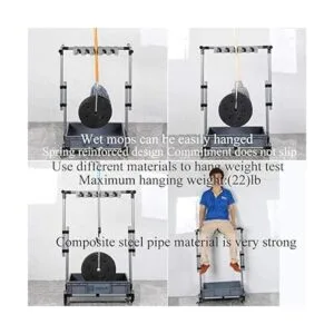 QTJH Soporte para escoba y trapeador para trapeadores_4