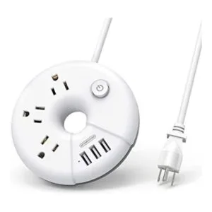 NTONPOWER Regleta de alimentación de viaje con puertos_1