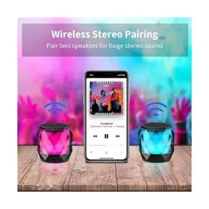 LFS Altavoz Bluetooth portátil con luces altavoz_3