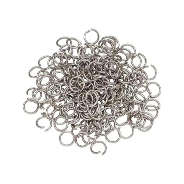 Craftdady 1000 anillos de acero inoxidable abiertos de_2