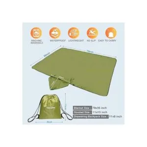 FANCYWING Manta de forro polar impermeable y resistente_5