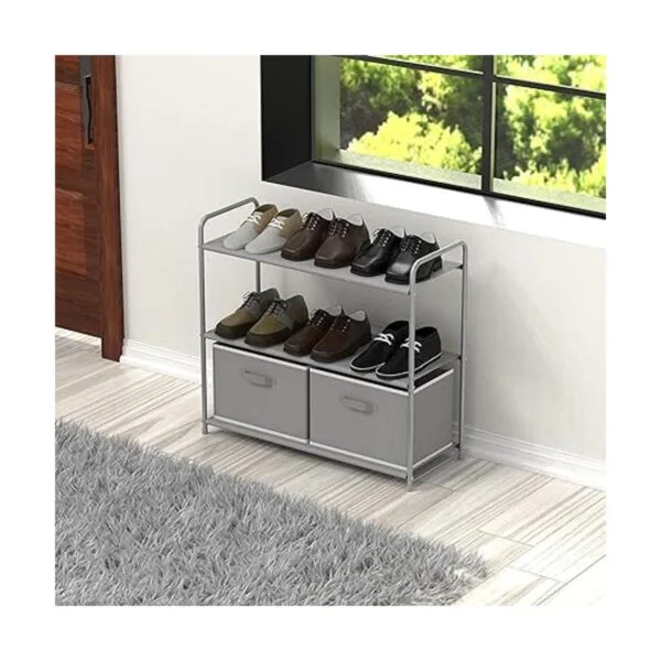 Simple Houseware Armario de almacenamiento de 3 niveles_4