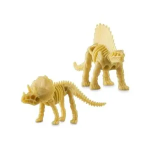 Bedwina Esqueleto fósil de dinosaurio 24 piezas figuras_4