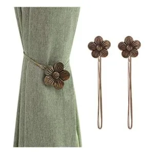 Lewondr Sujetador magnético clásico de cortinas 1 par de_1