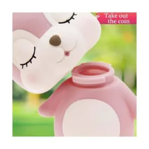 HW Lindo banco de dinero de ciervos rosa irrompible_6