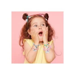 Juego de 6 pulseras de unicornio arco iris pulseras de_4