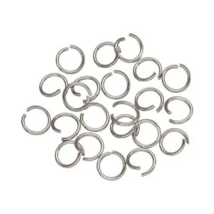 Craftdady 1000 anillos de acero inoxidable abiertos de_1