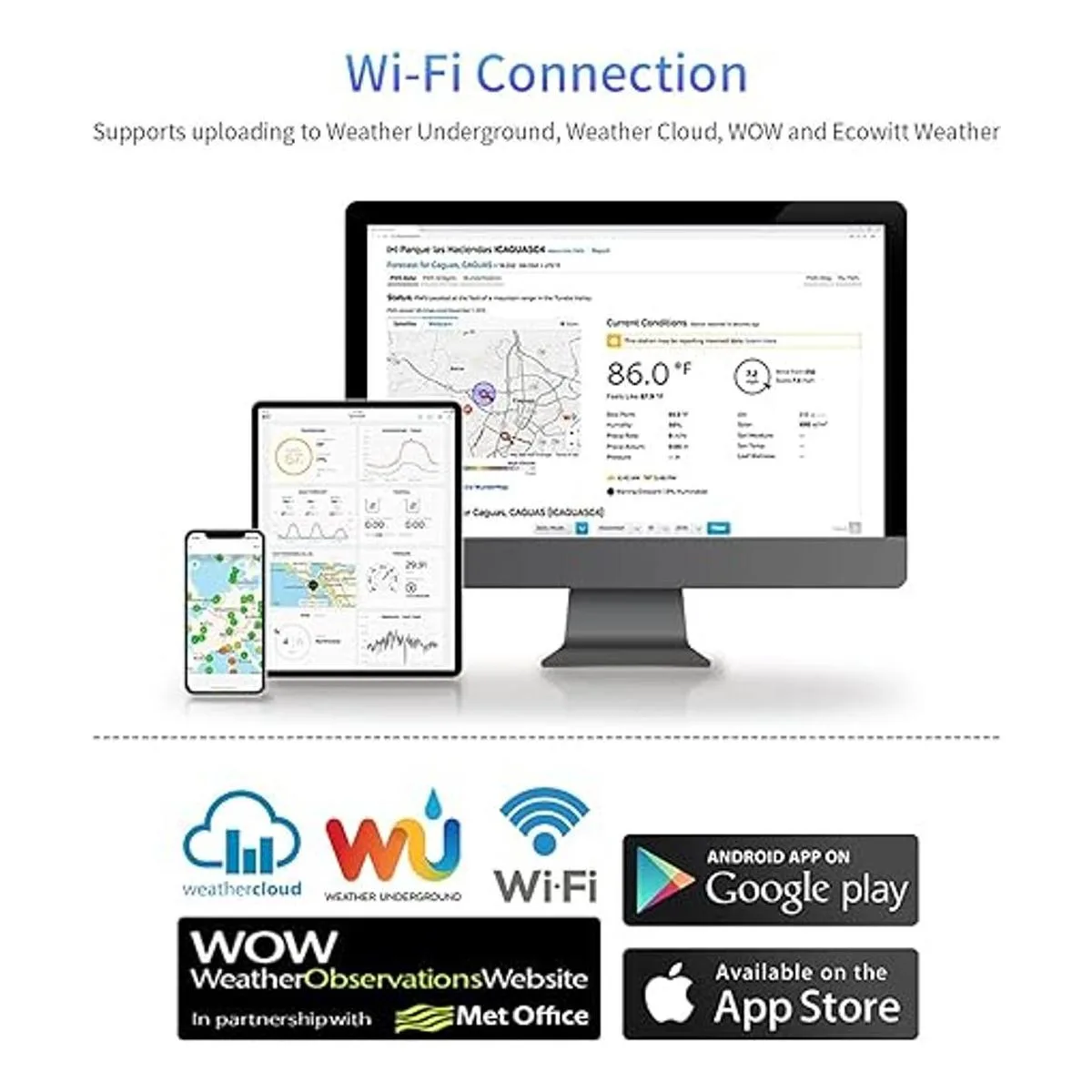 ECOWITT WH51 Probador de humedad del suelo con sensor de_7