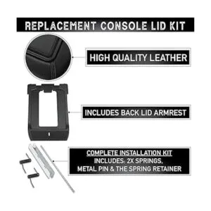 EcoAuto Kit de repuesto para tapa de consola central para_6