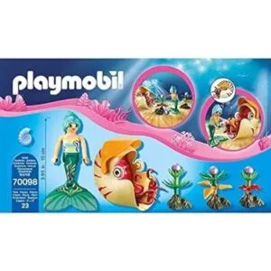 PLAYMOBIL Sirena con góndola de caracol de mar_2