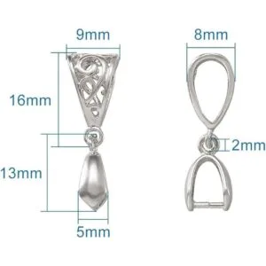 Beadthoven Espaciadores de cuentas de estilo tibetano para_2